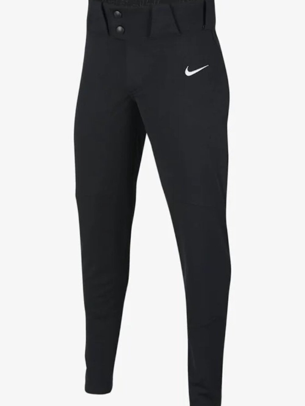 Nike Team Engineered Boys Baseball Pants Size XS Black Dri-Fit